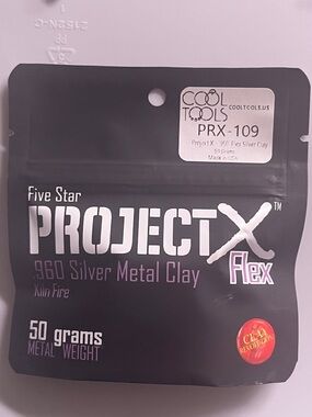 Flex 960 Silver Metal Clay - 50 grams
